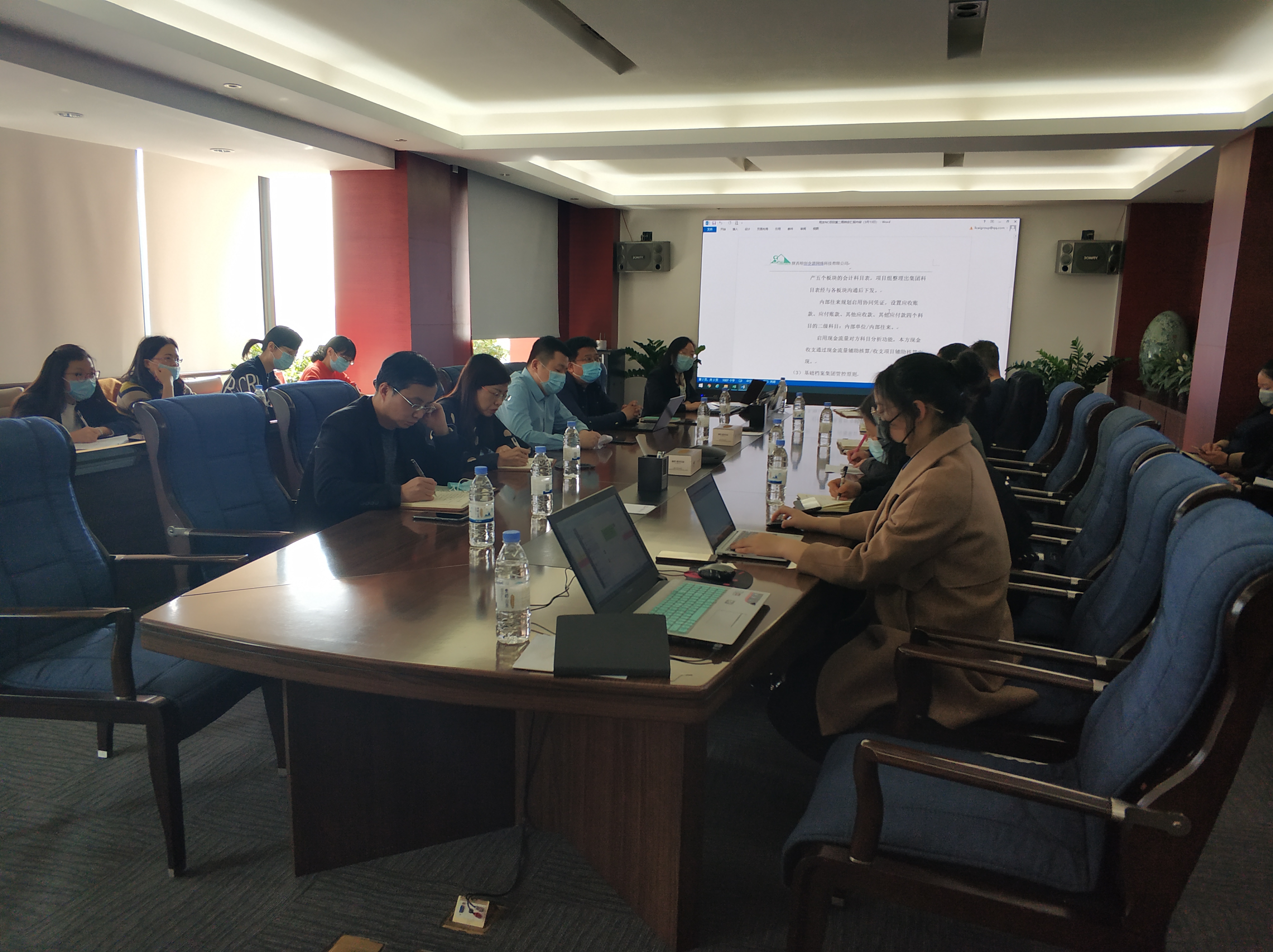 2020年3月13日丽彩集团NC系统一期建设周例会